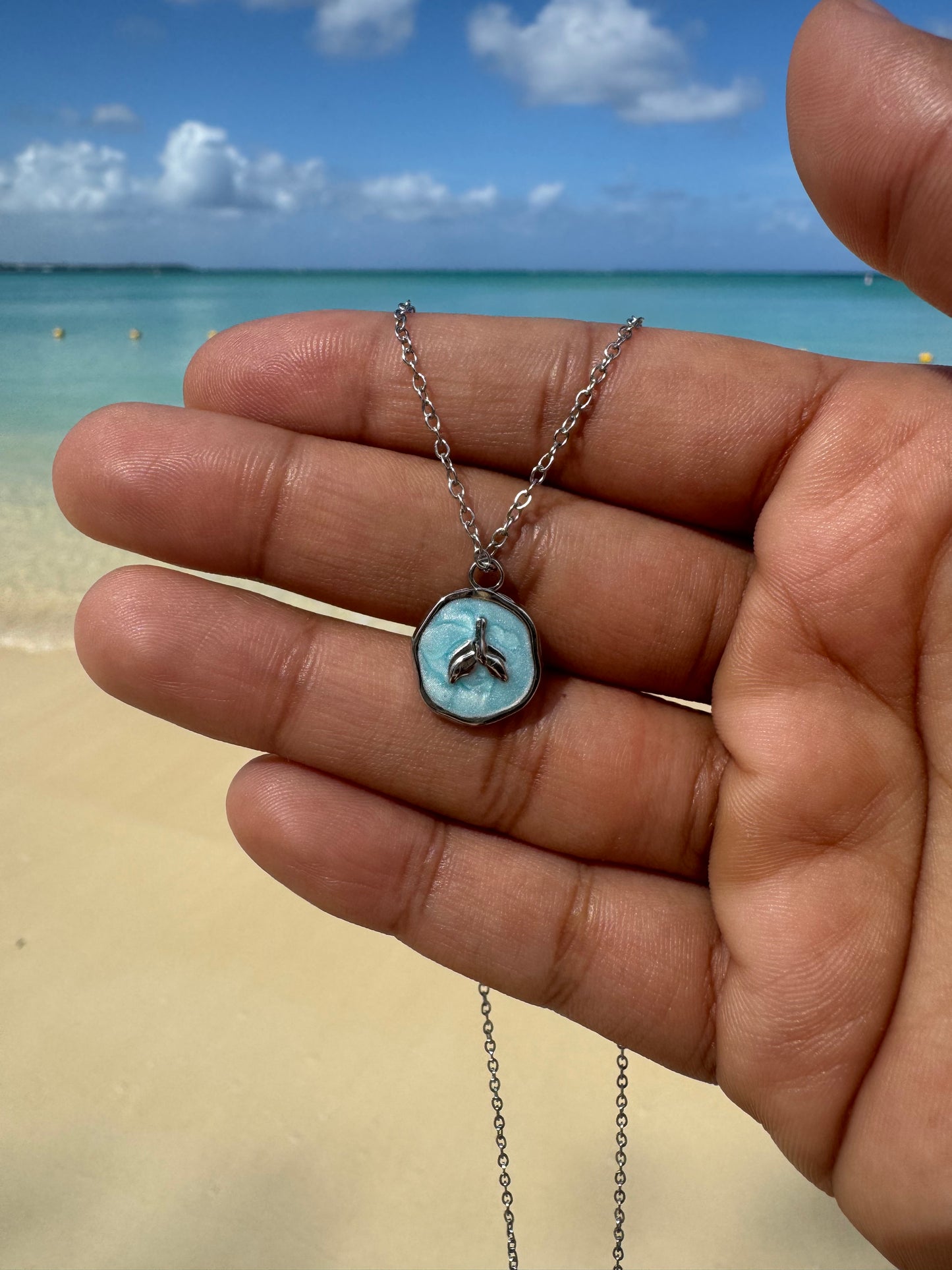 Collier argenté sirène | ACIER inoxydable