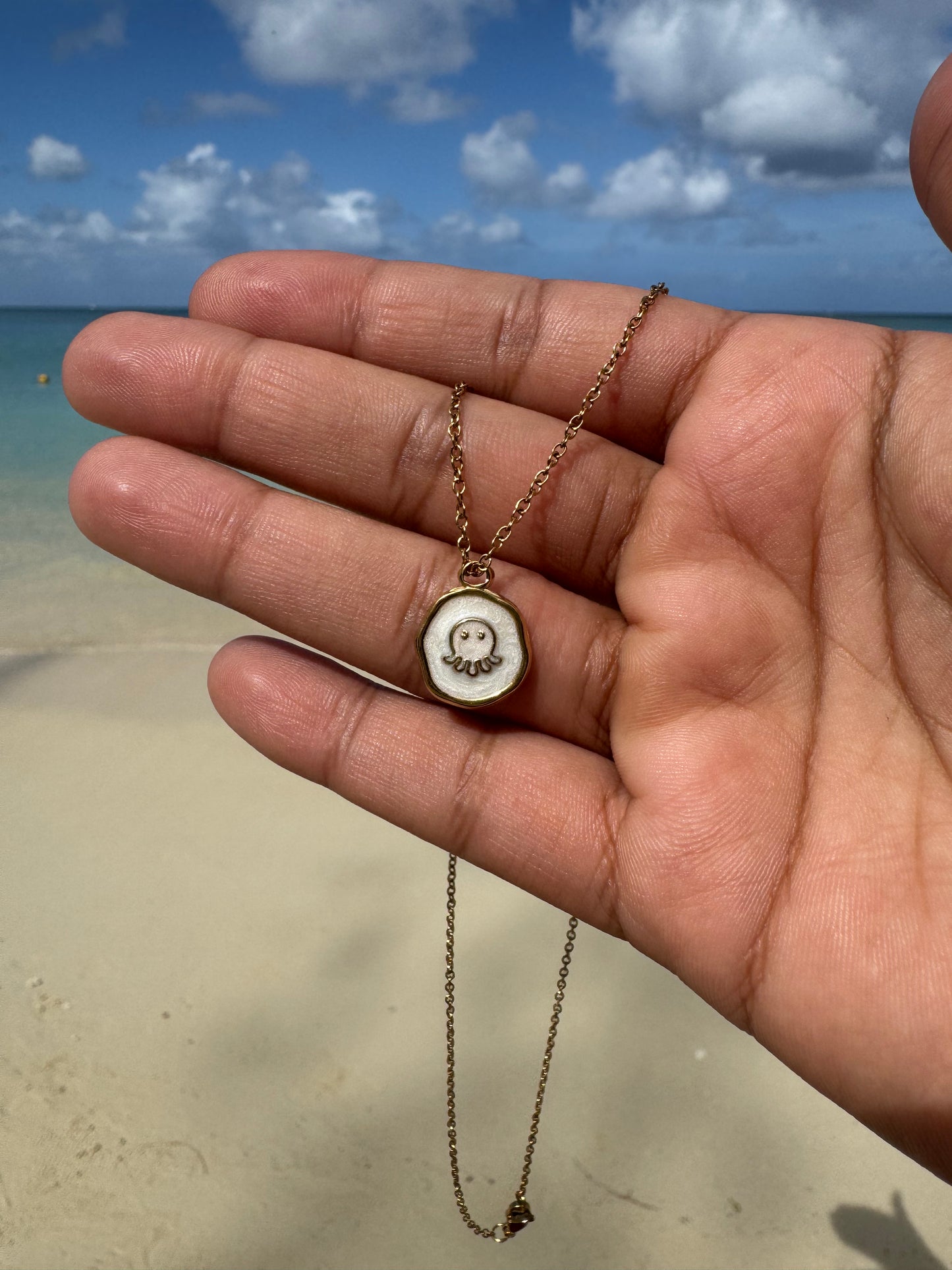 Collier doré baby 🐙 | Acier inoxydable