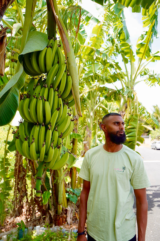 T-Shirt Oversize Vert Sauge // Collection Héritage