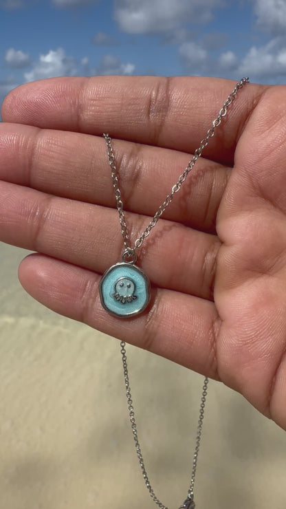 Collier argenté en acier inoxydable | Baby 🐙