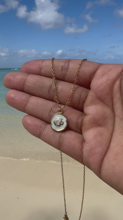 Collier doré 🐠 Acier inoxydable