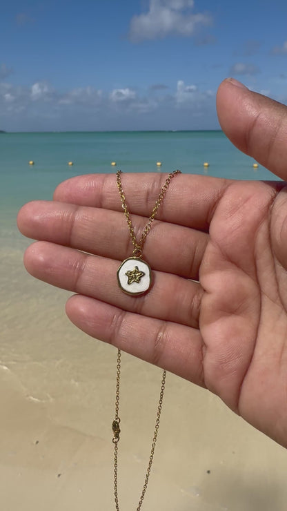 Collier étoile doré | ACIER inoxydable