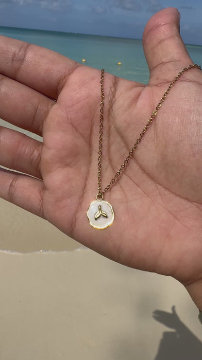 Collier en acier Inoxydable | Sirène doré